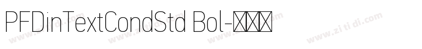 PFDinTextCondStd Bol字体转换 PFDinTextCondStd Bol字体转换